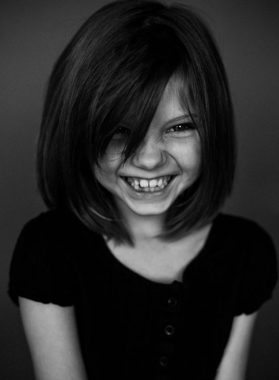 Portrait eines lachenden Kindes